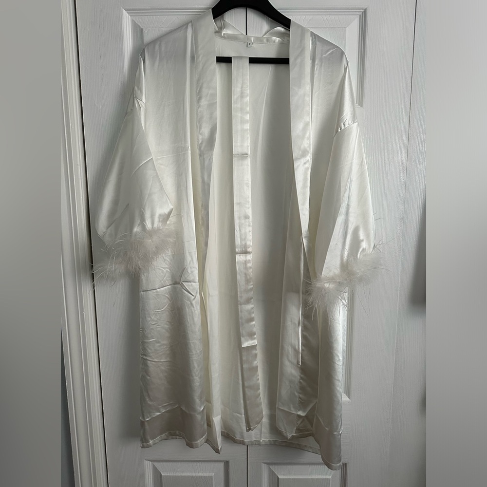 Bridal White Robe